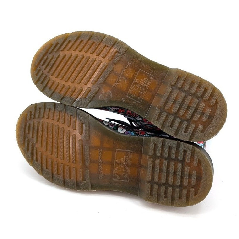 NWOT Dr. Martens Pascal Floral Print Leather Lace Up Boots Size 9 US L - Picture 11 of 12